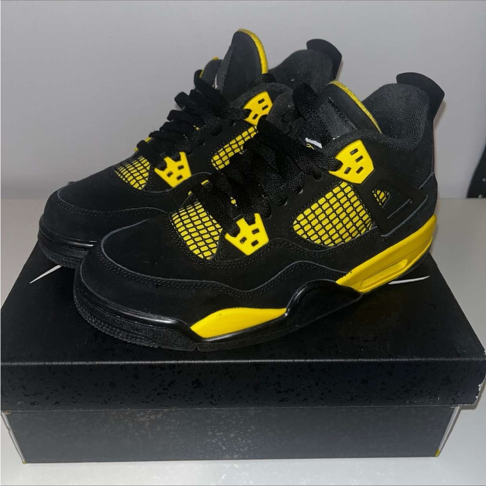 Black and Yellow Sneakers